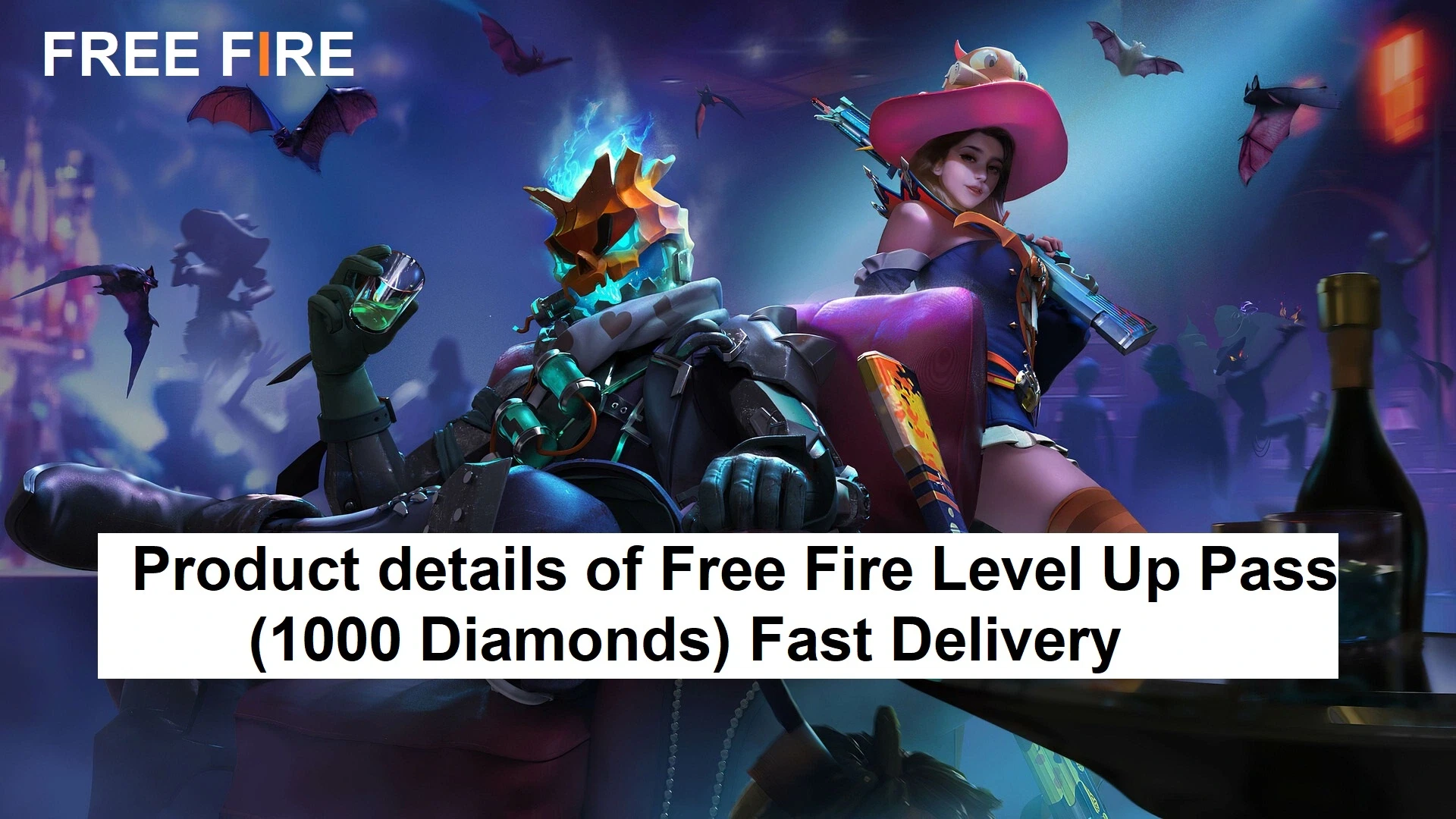 Product details of Free Fire Level Up Pass (1000 Diamonds) Fast Delivery